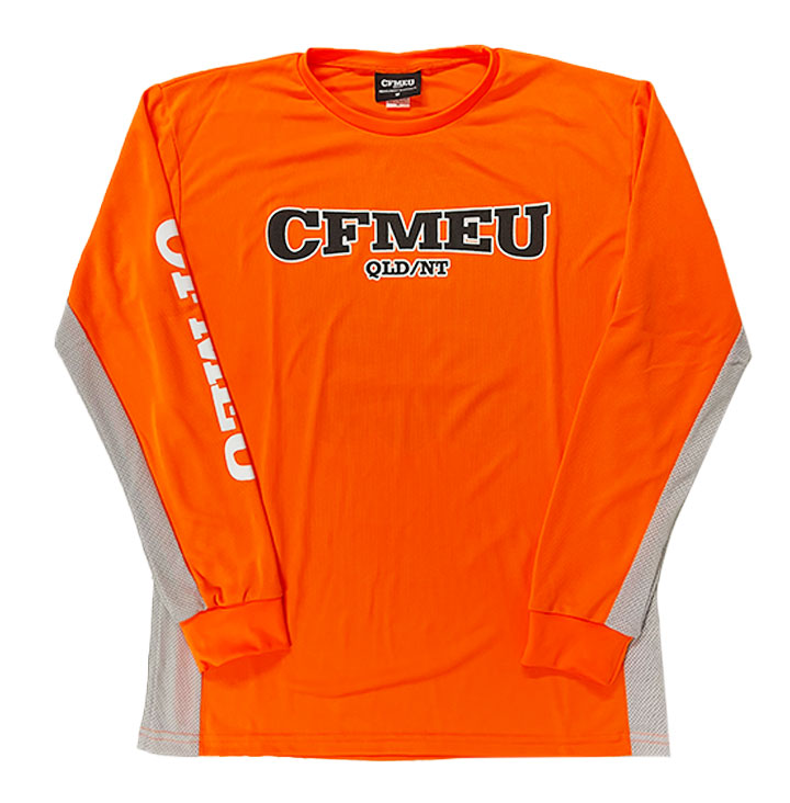 Micro Mesh Tee - Hi-Vis Orange