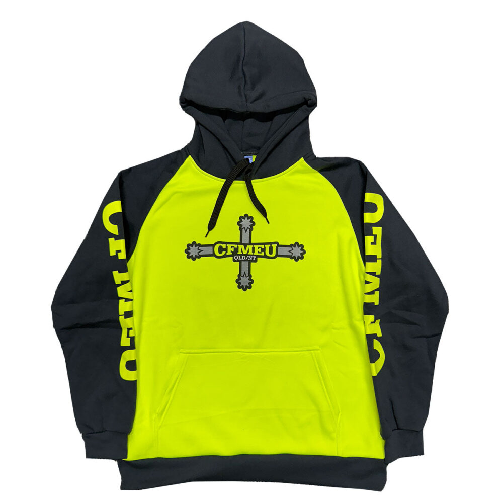 Hoodie - Eureka HiVis Yellow
