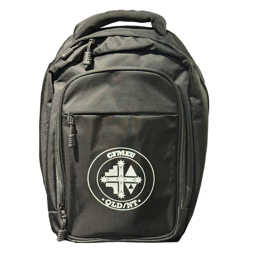CFMEU Black Backpack