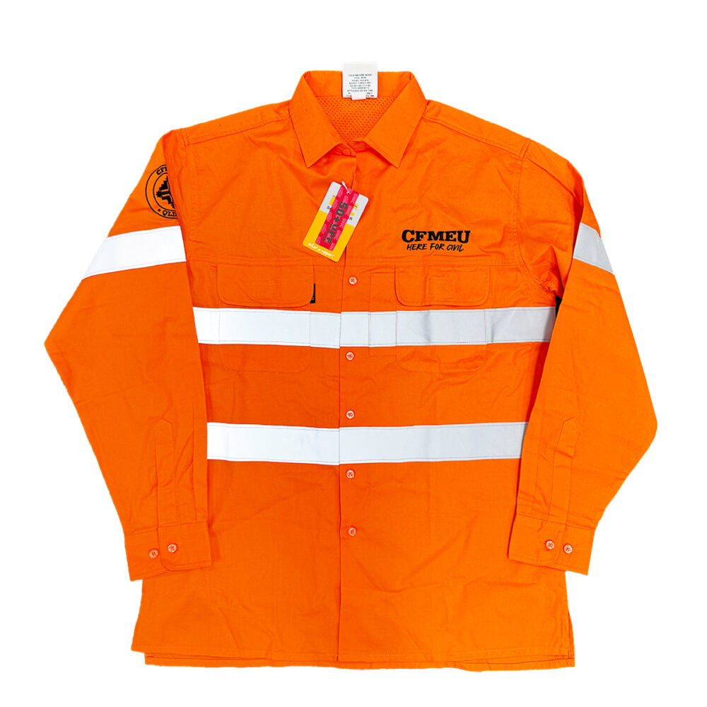 Civil Hi-Vis - Here for Civil - Orange